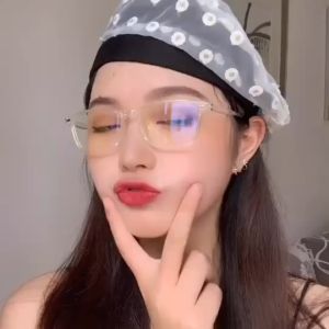 Xu Hướng kính cận 2022 tròng TR90 đập không méo bẻ không vỡ chống bức xạ UV400 và ánh sáng xanh bảo vệ mắt đủ độ từ -0.0 - -6.00 mã T806