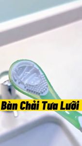 Dụng Cụ Cạo Lưỡi Silicon Loại Bỏ Sạch Mảng Bám Vi Khuẩn Khoang Miệng Ngăn Ngừa Hôi Miệng Sâu Răng