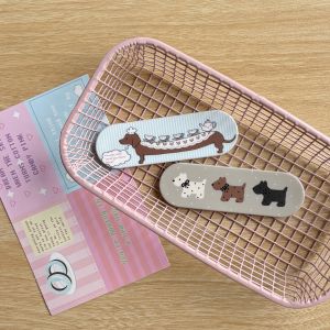 Cartoon Teacup Dachshund Polka Dot Dog Cute Rabbit Letters Pattern Sliding Finger Ring Holder Stand Suitable for Phonecase