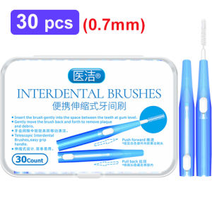 0.6-1.5mm 60PCS Interdental Brush Teeth Cleaning Orthodontics Oral Care Toothpick Dental Tool Floss Orthodontic Tooth Brush
