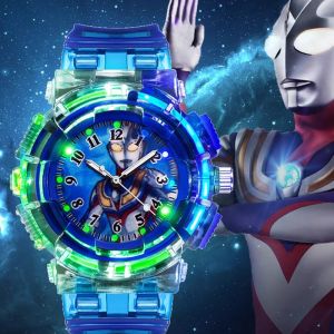 Fashion Luminous Childrens Watch Cartoon Sports Kids Quartz Watches Silicone Strap Simple Casual Boys Girls Clock Gift reloj
