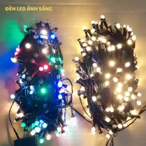 Bộ Đèn LED Chớp Lục Giác Dây dài 40m 180 Bóng Trang trí Noel