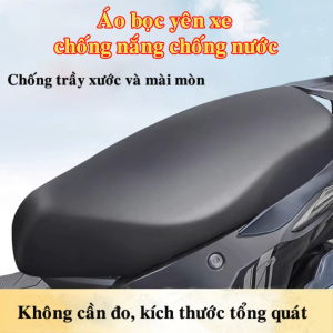 Combo 2 cái Bọc Yên Xe Máy Bằng Da PU co giãn 4 chiều chống thấm nước chống trầy xước giữ ấm tiện lợi