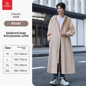 LORDWEY | BEIMEI Non-disposable EVA Raincoat One-piece Raincoat for Motorcycle Motorcycle One-piece Raincoat for Male Adult Outdoor Cycling Motorcycle Poncho Extended Edge Fashion Raincoat