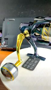 Máy câu Yolo BF Kim loại độ tay quay tròn tải cá khủng