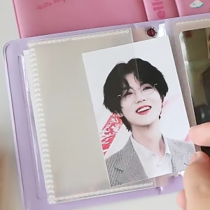 อัลบั้มรูป Sanrio ขนาดเล็ก 3 นิ้ว อัลบั้มรูปการ์ดสะสมสไตล์เกาหลีอัลบั้มรูปที่ใส่การ์ดรูปถ่ายขนาด 3 นิ้วสมุดการ์ดชื่อ Sanrio/Kuromi/Pochacco