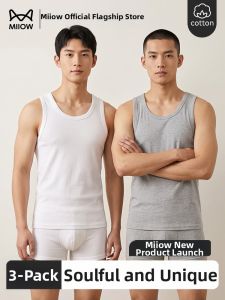 MiiOW | Cotton Summer Cross-Back Sweat-absorbing Mens Vest