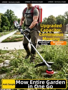 LONGKE | Portable Rechargeable Grass Trimming Cutting Tool