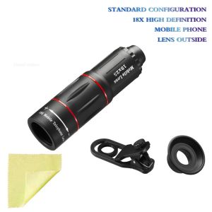 1pcs 18/28 Times Single Barrel Telephoto Lens External Camera Suitable For Mobile Phones Telescopes Concert Shooting