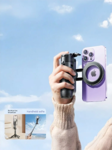 Jipingfan | Magnetic Portable Selfie Stick Tripod Bluetooth Supported