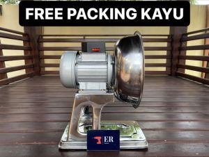 Parut Listrik Cangkok GRADE A PREMIUM Dinamo Bison tanpa Cungkil Batok parutan