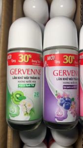 [Tăng 30%] Lăn khử mùi trắng da Gervenne 65ml.