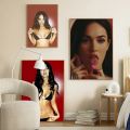 Megan Fox Diễn Viên Retro Poster In Canvas HD Chất Lượng Nghệ Thuật Treo Tường Cho Gia Đình Trang Trí Phòng Unframed Cổ Điển Ngôi Sao Điện Ảnh Chủ Đề. 