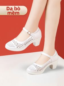 THEME QUEEN | Dép Cao Gót Da Size Lớn