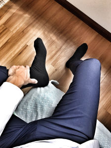 Mens Mid-Calf Breathable Cotton Socks Anti-Odor 5 Pairs Pure Color Sweat Absorbent Black Long Socks Spring Autumn Business Simple