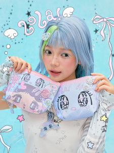 LOLA DESIGN | Japanese Stripe Dots Cute Portable Cosmetics Bag