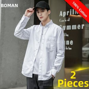 Boman | Áo Sơ Mi Dài Tay Phong Cách Thời Trang Cotton Oxford