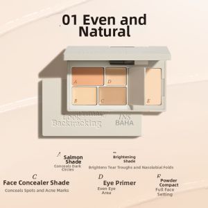 Insbaha | Concealer Palette Black Eye Circles Tear Troughs Acne Scars Brightening