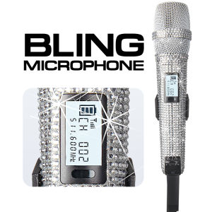 Diamond Microphone Customized for Singers G-MARK SKM9000 Wireless Karaoke Mic Adjustable Frequency Party Show Teaching Wedding