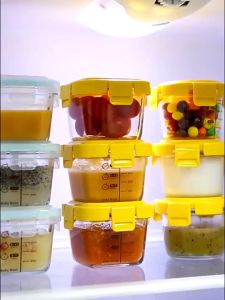 Eatkit Hampers Mpasi Kaca 6in1 Tempat Makan Bayi + Sendok Silicon Baby Gift Food Container BPA FREE