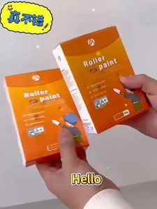 Wall Repair Roller Paint For Cover Graffitis Multi-Color Simple Brushing Wall Paint For fast drying safe wall paint