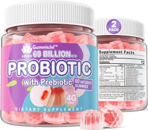[COD] Lilicare Probiotic + Prebiotics Gummies Sugar Free 60 Billion CFU 11 Strains Probiotics Filled Gummies for Women Men Digestive Health and Gut Health Supports