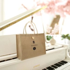 Cotton Linen Tote Bag Women Artistic Green Wild Fairy Tale Cloth Bag Shopping Student Handbag Carry Youth Casual Print Handbag