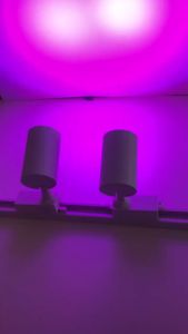 YHLAMP RGB COB Track Light One Piece Colorful LED Tracklight Spot Light KTV Bar Aisle Atmosphere Spotlight Ceiling Light