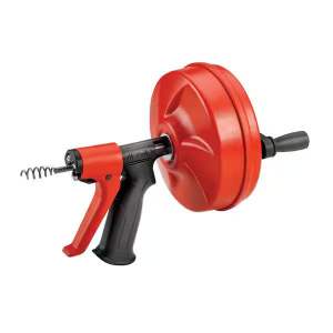 Ridgid Power Spin+ 1/4 in. x 25 ft. Plubing Hybrid Drain Cleaning Snake Auger (Manual or Cordless Drill Operated Tool Only)