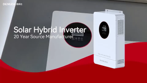 DEMUDA 3.6KW / 4.2KW / 6.2KW Pure Sine Wave Solar Hybrid Inverter | Built-in 100A MPPT | Parallel Function | LCD Display | Home Solar Power System