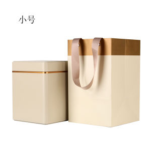 ขนาดใหญ่ความจุชาใบกระป๋องเหล็กใบชากล่องเก็บชาสีขาวของขวัญกล่องจาก Jingdezhen City สีบริสุทธิ์สไตล์จีน