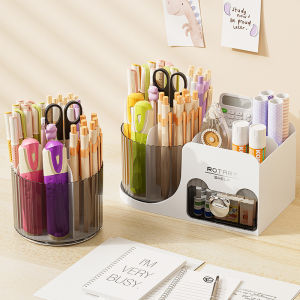 New Design High-end Desktop Organizer Transparent Rotating