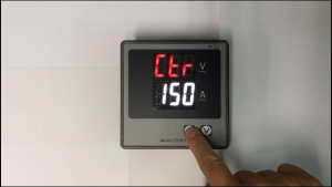 Multispan AV-12 Đồng hồ đo dòng áp 1 pha trực tiếp tới 30A gián tiếp qua CT cấp cx 0.5 LED hiện số mặt cánh tủ