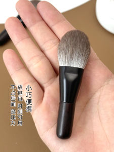 Mini Portable Animal Hair Blush Brush Small Size Makeup Brush for Beginners Student Party Cosmetic Tools AI·EVELYN Short Handle