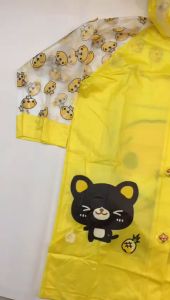 Jas Hujan Anak-Anak Laki-Laki dan Anak Perempuan Poncho Motif Karakter - Rain Coat Kids 6-12 Tahun