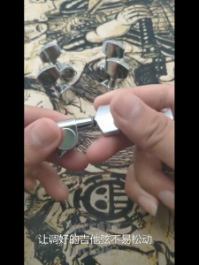 RIXTON 3R3L Guitar String Tuning Pegs 6pcs Metal Semi-Closed Guitar String Button Tuner Guitar Knob Machine Heads for Acoustic Electric Guitars(3R3L Guitar Knob)