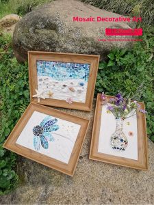 Creative Mosaic DIY Picture Frame Material Kit Handmade Decorative Art for Children Puzzle Model Decoration Kit for Kids