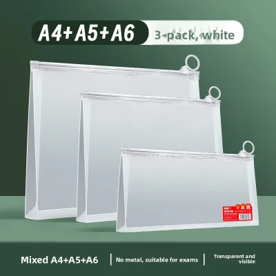 ZEEGO | Examination Special Clear Portable File Bag A4