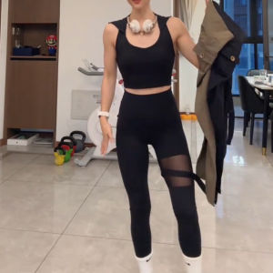 กางเกงโยคะทรงสั้นสำหรับใส่ทำงาน ทรงเข้ารูป ระบายอากาศได้ดี แห้งเร็ว ทรงเข้ารูป ผ้าฝ้ายระบายอากาศได้ดี ฤดูใบไม้ร่วง 2024