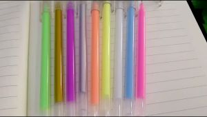 Harga Grosir - Pulpen Gel Warna / 1 Pcs Pena Gel Warna Warni / Pena Pulpen Gel / Pena Siswa Stabilo