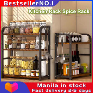 Bestseller 2/3 Tier Spice Rack Condiment Seasoning Storage Organizer Multifunction Knife Rack Chopsticks shelf Kitchen Seasoning Rack