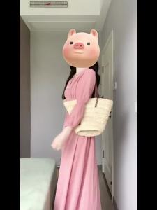 CHANGTONG | Elegant Pink Dress