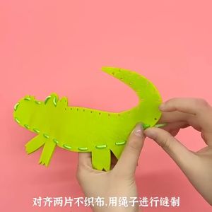 Non-woven Fabric DIY Sewing Doll Kit Kid Hand Craft Creative Birthday Gift Children Day Gift