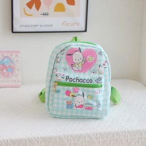 Sanrio Anime Melody Kuromi Cinnamoroll Children Hello Kitty Backpack Schoolbag Birthday Gift Backpacks For Children Kawaii Bags
