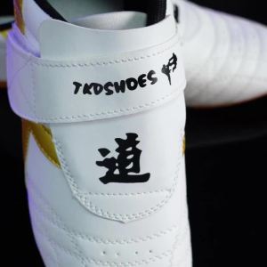 GINGPAI SPORT | Giày Taekwondo Thoáng Khí Giày Kung Fu Taichi Karate Võ Thuật Đấu Vật Dành Cho Người Lớn Và Trẻ Em Đế Mềm Đế Ngoài Bằng Cao Su Chất Liệu Da.