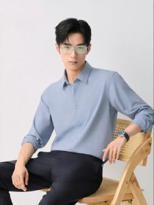 Long Sleeve Plain Business Shirt