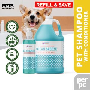 Pet Shampoo & Conditioner for Itchy Skin Smelly dogs - Veterinary Formula - Ocean Breeze