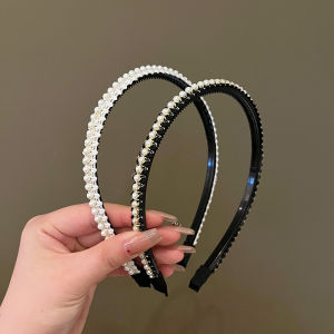 Anti-Slip Pearl Hairband for Girls Childrens Simple Sweet Minimalist Hair Accessories Headbands Casual Style from China