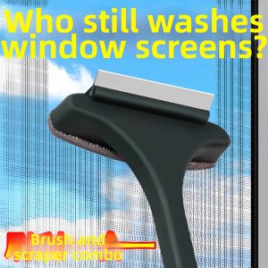YOULE | No-Dismantling Double-Sided Wet and Dry Cleaning Brush for Screens and Windows