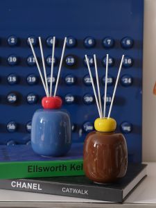 LENYVASEN Matisse Colored No-Flame Reed Diffuser Empty Bottle Home Bedroom Bathroom Essential Oil Fragrance Splitter Bottle